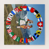 スイスの州とダンサー ジグソーパズル (横)