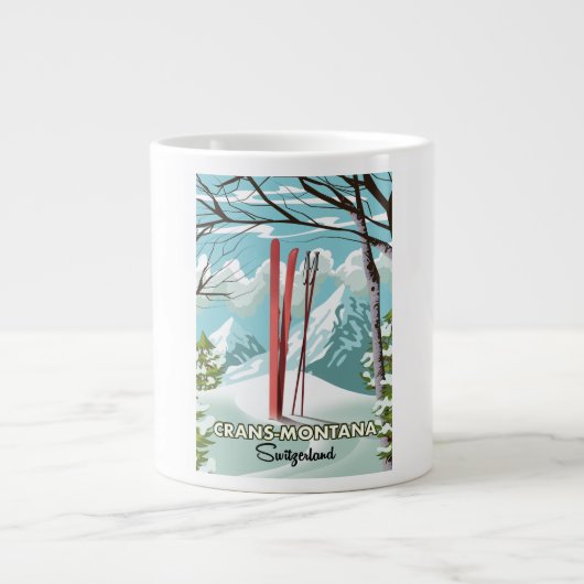 スイスの巨大コーヒーマグ ジャンボコーヒーマグカップ (正面)