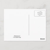 スイスの広東国旗 ポストカード (裏面)