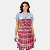 スイスの旅行と文化のアイコンのパターン エプロン (着用した状態)