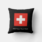 スイスの旗 クッション (裏面)