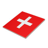 スイスの旗 タイル (側面)