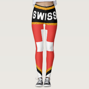 スイスの旗 レギンス