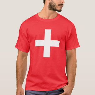 スイスの旗 Tシャツ
