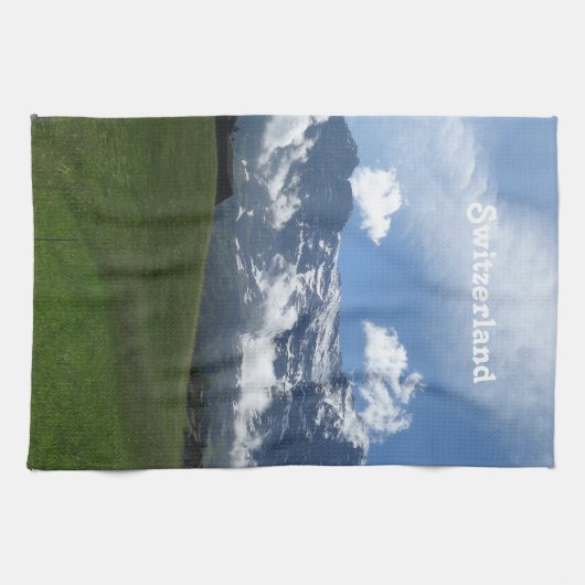 スイスの景色 キッチンタオル (横)