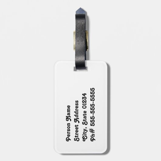 スイスの景色 ラゲッジタグ (裏面縦)