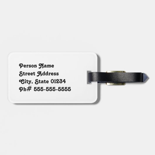 スイスの景色 ラゲッジタグ (裏面横)