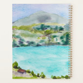 スイスの湖と山絵を描の山 プランナー手帳 (裏面)