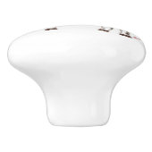 スイスの牛のセラミックノブ セラミックノブ (側面)