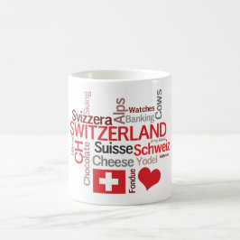 スイスの物お気に入りのが好き コーヒーマグカップ