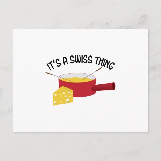 スイスの物だ ポストカード (正面)