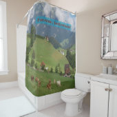 スイスの田舎 シャワーカーテン (インサイチュ)