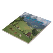 スイスの田舎 タイル (側面)