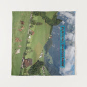 スイスの田舎 タペストリー (正面(横))