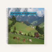 スイスの田舎 ノートブック (正面)