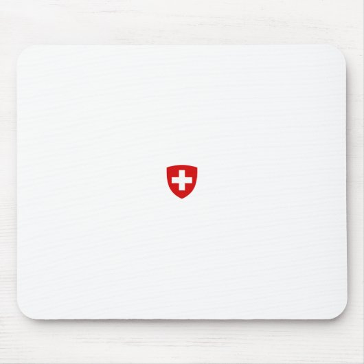 スイスの紋章付き外衣-スイス連邦共和国の記念品 マウスパッド (正面)