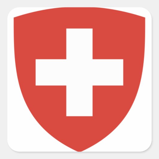 スイスの紋章 スクエアシール (正面)