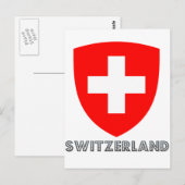 スイスの紋章 ポストカード (正面/裏面)