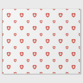 スイスの紋章 ラッピングペーパー (フラット)