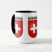 スイスの紋章 | Schweiz Wappen マグカップ (正面左)