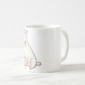 スイスの羊飼い座り コーヒーマグカップ (正面右)