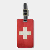 スイスの荷物タグ ラゲッジタグ (正面縦)