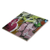 スイスの落書き タイル (側面)