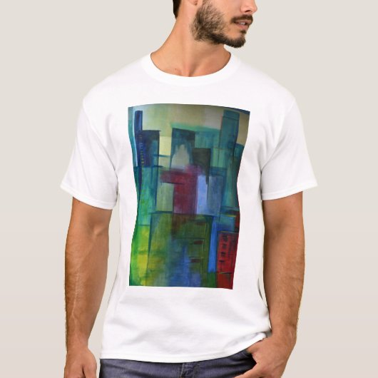 スイスの落書き、バーゼル、スイス連邦共和国 Tシャツ (正面)