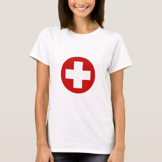 スイスの赤十字の緊急の回復Roundell Tシャツ