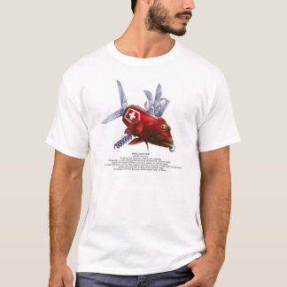 スイスの軍隊の魚 Tシャツ