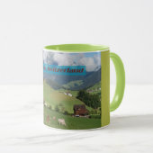 スイスの農村 マグカップ (正面右)