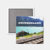 スイスの鉄道 マグネット (正面/裏面)
