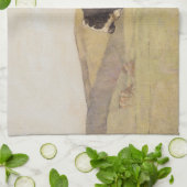 スイスの風景の中の牛（Ferdinand Hodler著） キッチンタオル (折り畳み)