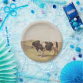 スイスの風景の中の牛（Ferdinand Hodler著） ペーパープレート (パーティー)