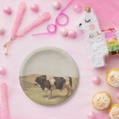 スイスの風景の中の牛（Ferdinand Hodler著） ペーパープレート (パーティー)