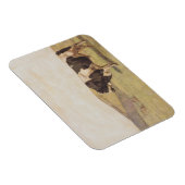 スイスの風景の中の牛（Ferdinand Hodler著） マグネット (右側)