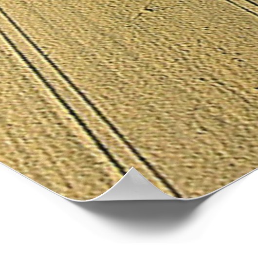 スイスのDiessenhofenのミステリーサークル/ ポスター (角)