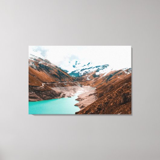 スイスのLac de MoiryでCanvas Print キャンバスプリント (正面)