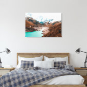スイスのLac de MoiryでCanvas Print キャンバスプリント (インサイチュ (寝室))