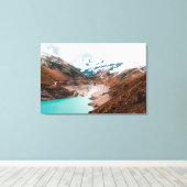 スイスのLac de MoiryでCanvas Print キャンバスプリント (インサイチュ (ウッドフロア))
