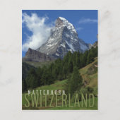 スイスのmatterhorn ポストカード (正面)