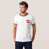 スイスのPikemenのワイシャツ Tシャツ (正面フル)