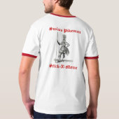 スイスのPikemenのワイシャツ Tシャツ (裏面)