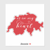 スイスは私のハートだ シール (シート)