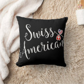 スイスアメリカントラインハート クッション (ブランケット)