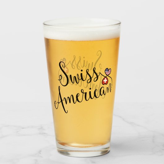 スイスアメリカントラインハート タンブラーグラス (ドリンク裏面)