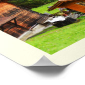 スイスアルプスの夏 ポスター (角)