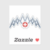 スイスアルプスビニールステッカー シール (シート)