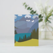 スイスアルプスマウンテンレイク ポストカード (スタンド正面)