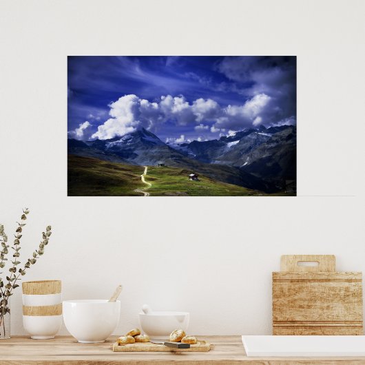 スイスアルプス ポスター (キッチン)